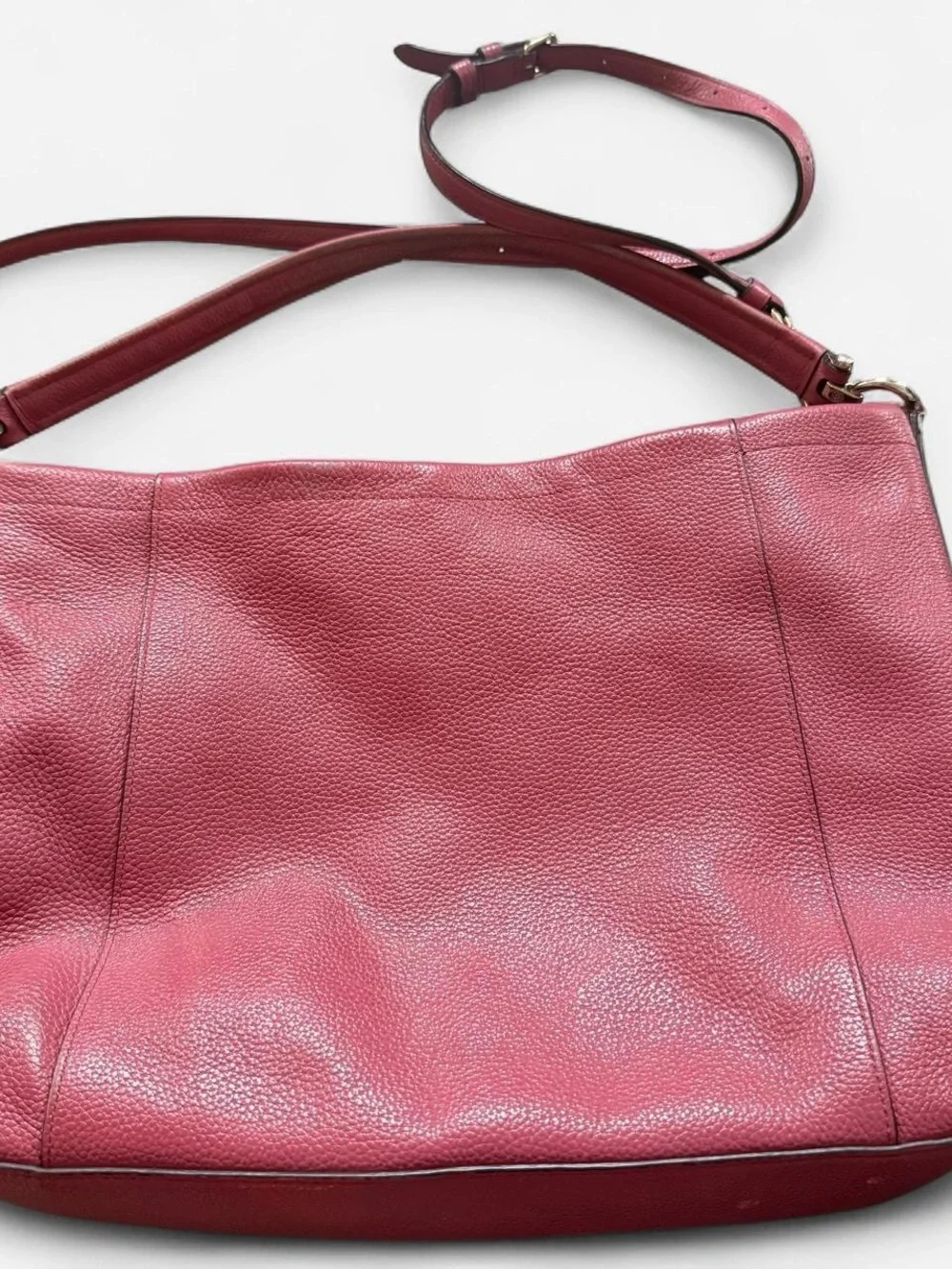 Coach pink pebbled